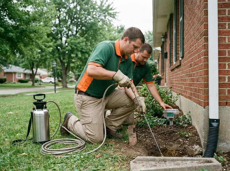 Subterranean Termite Soil Treatment and Monitoring in Columbus, OH